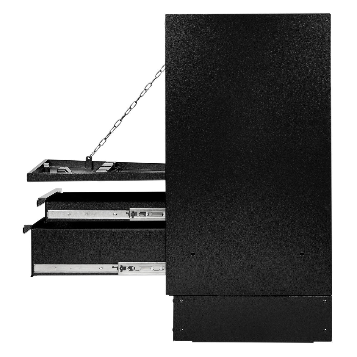 BUNKER Modular Floor Reel Cabinet, 2 Drawer, 680mm : Model No. MS400-2RBU