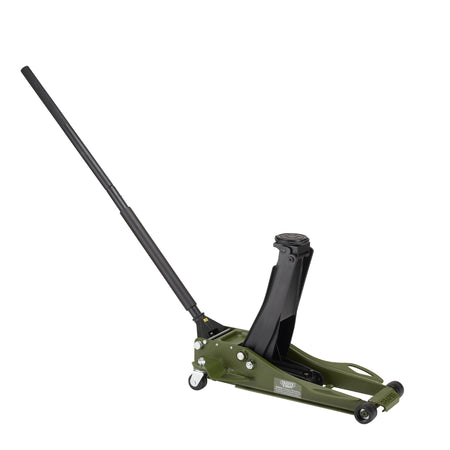 Draper Expert Professional Low Profile Fast Lift Garage Trolley Jack, 3 Tonne, Green : Model No. TJ3-GP