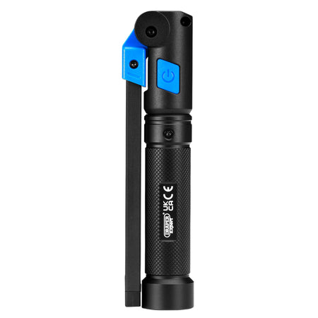 Draper Expert COB/SMD LED USB Rechargeable Folding Slim Light, 8W, 800 Lumens, USB-C Cable Supplied : Model No. FSL800