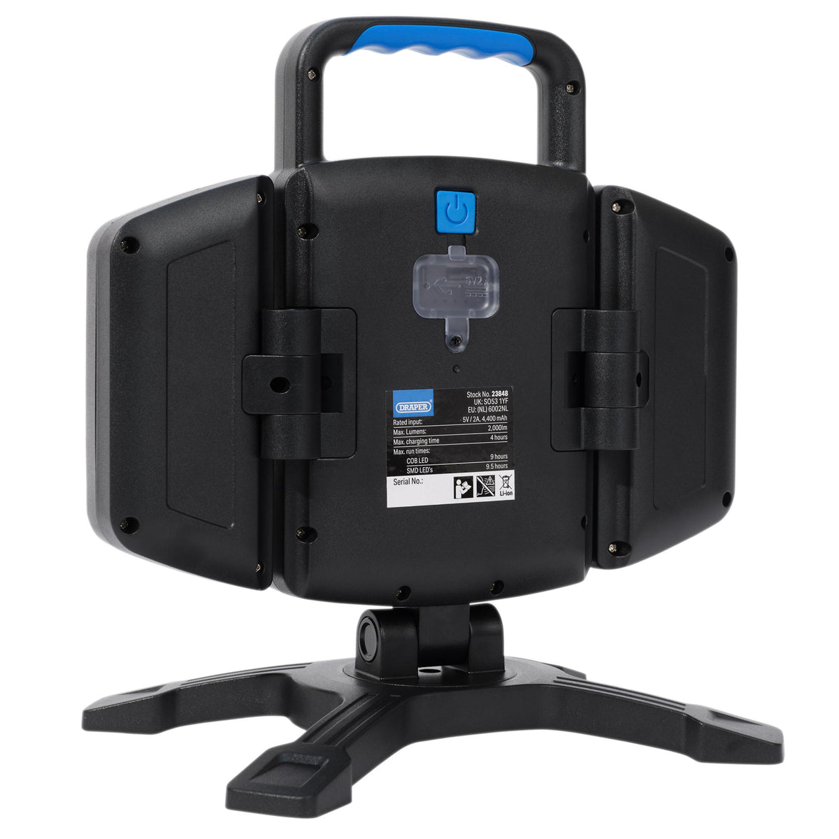 COB SMD Rechargeable Work Light and Powerbank, 18W, 2000 Lumens, USB-C Cable Supplied : Model No. WL2000