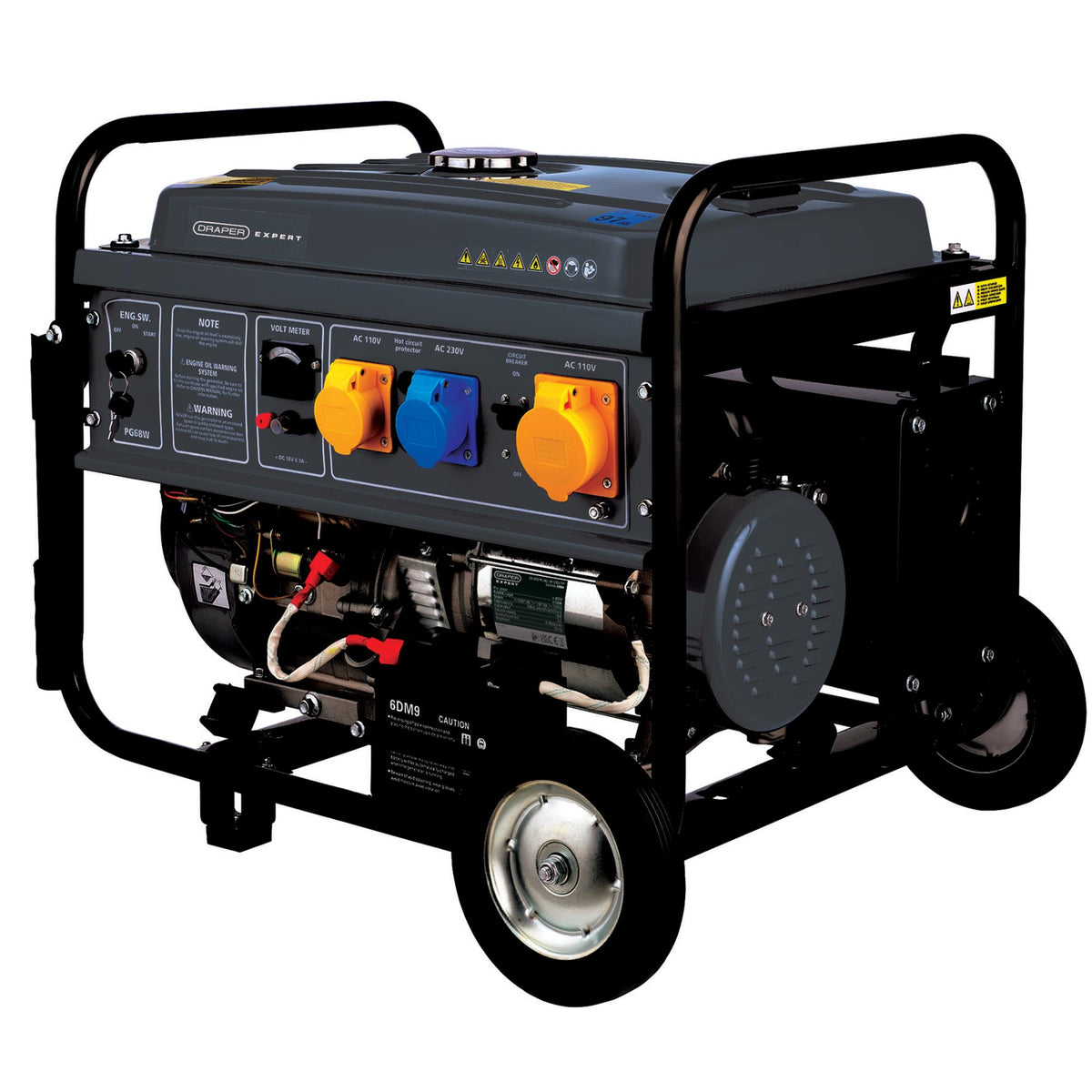 DRAPER 4.0kVA/3.5kW Petrol Generator: Model No. PG43W