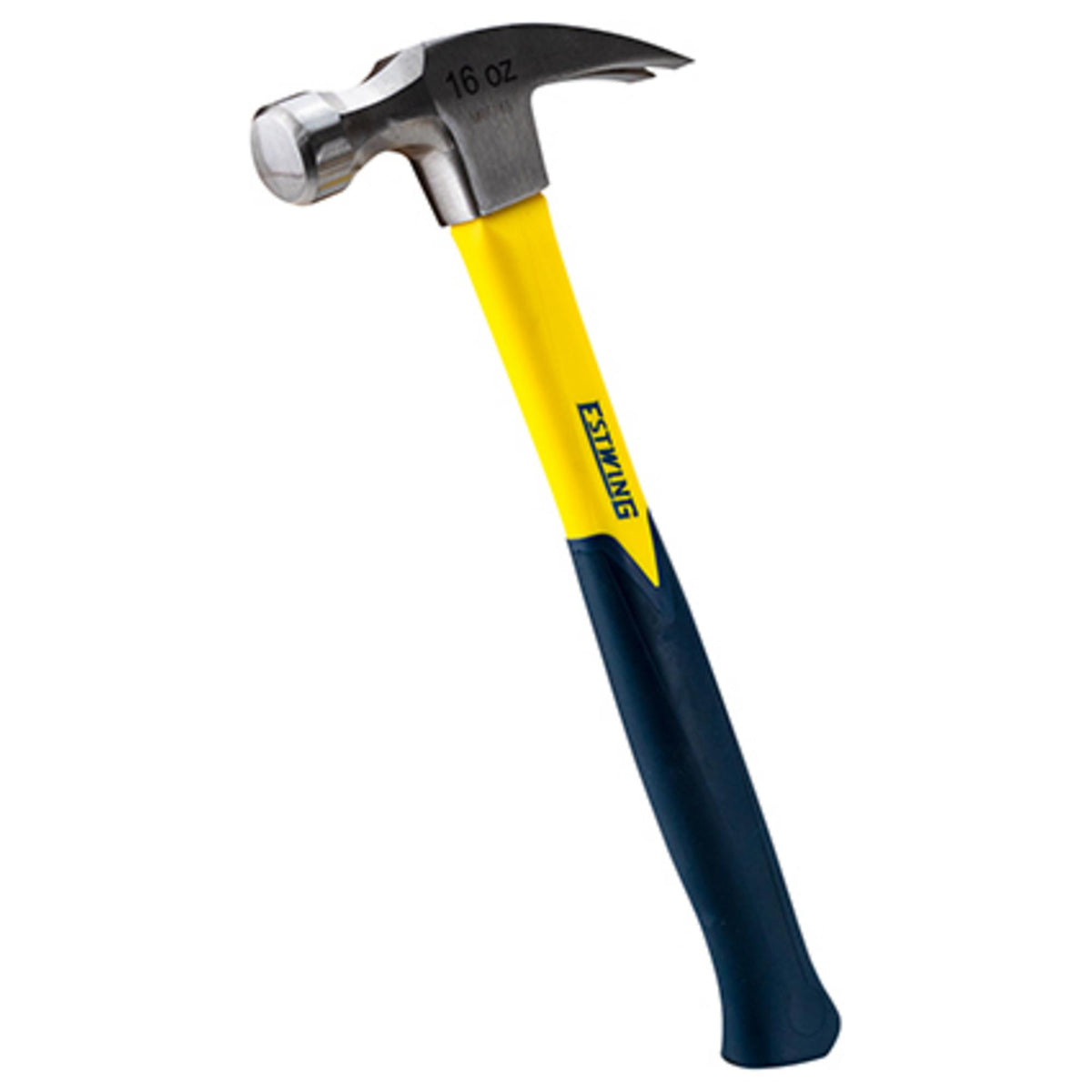 Estwing EMRF16S Sure Strike Straight Claw Hammer with Fibreglass Handle, 16oz/453g : Model No. EMRF16S