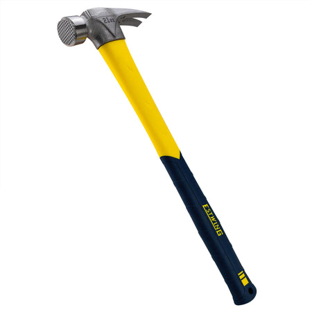 Estwing EMRF22S Sure Strike Straight Claw Framing Hammer with Fibreglass Handle, 22oz/567g : Model No. EMRF22S