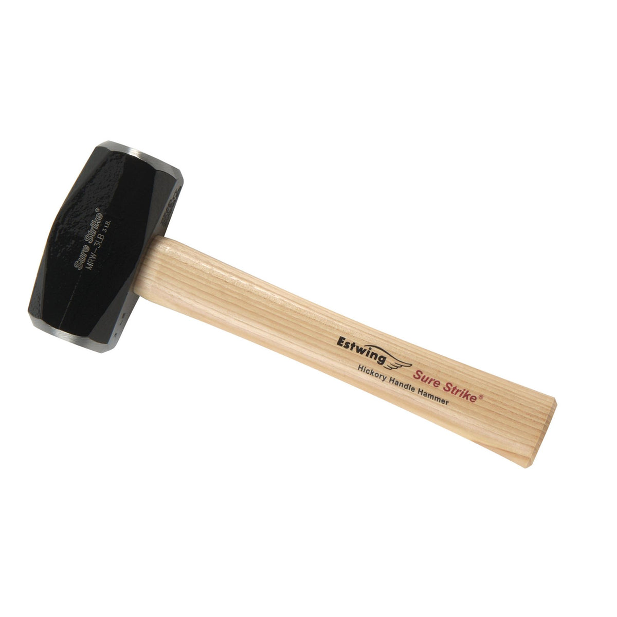 Estwing EMRW-3LB Sure Strike Club Hammer, 3lb/1.3kg : Model No. EMRW-3LB