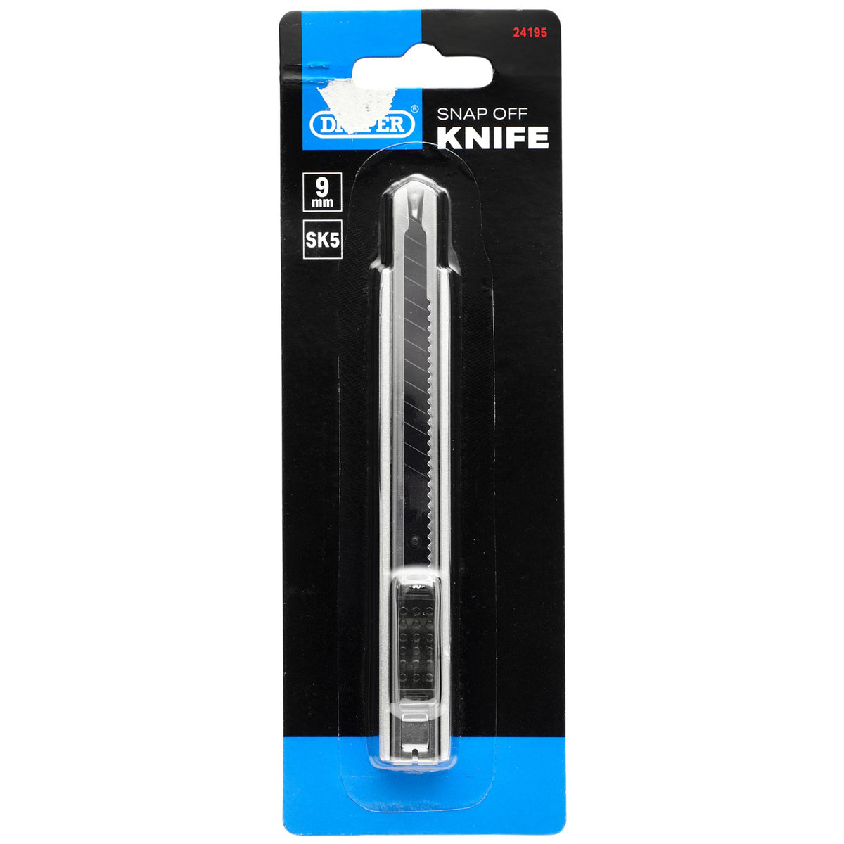 Retractable Metal Snap-off Knife, 9mm : Model No. MSK9