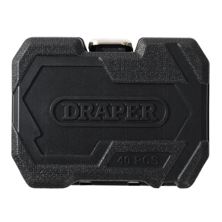 Draper HI-TORQ Metric Socket and Bit Set, 1/4" Sq. Dr. (40 Piece) : Model No. 1/4SS40