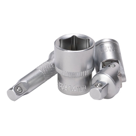 Draper HI-TORQ Metric Socket and Bit Set, 1/4" Sq. Dr. (40 Piece) : Model No. 1/4SS40