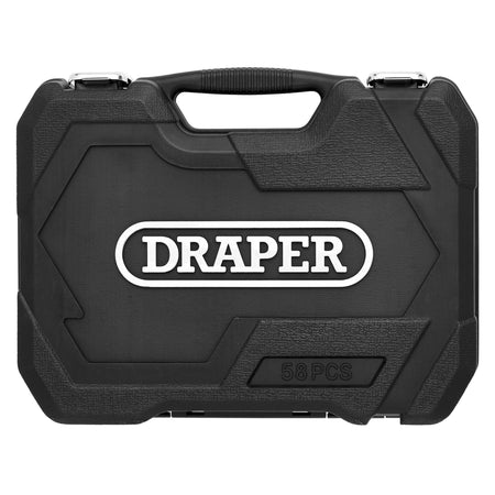 Draper HI-TORQ Metric Socket and Bit Set, 3/8" Sq. Dr. (58 Piece) : Model No. 3/8SS58