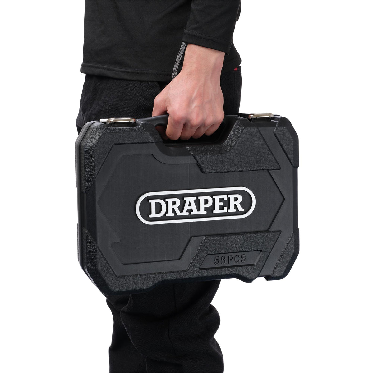 Draper HI-TORQ Metric Socket and Bit Set, 3/8" Sq. Dr. (58 Piece) : Model No. 3/8SS58