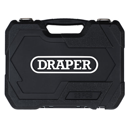 Draper HI-TORQ Metric Socket Set, 1/2" Sq.. Dr. (23 Piece) : Model No. 1/2SS23