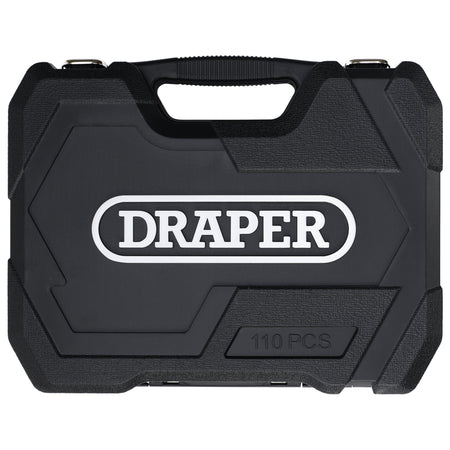 Draper HI-TORQ Metric Socket and Bit Set, 1/4" and 1/2" Sq. Dr. (110 Piece) : Model No. MIXSS110