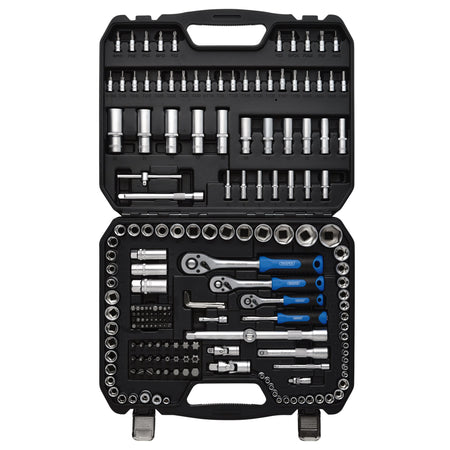 Draper HI-TORQ Metric Socket and Bit Set, 1/4", 3/8" and 1/2" Sq. Dr. (188 Piece) : Model No. MIXSS188
