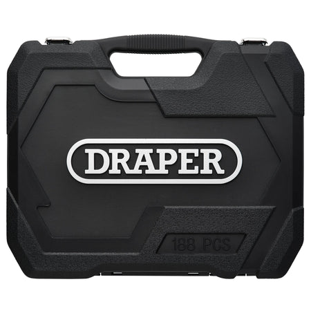 Draper HI-TORQ Metric Socket and Bit Set, 1/4", 3/8" and 1/2" Sq. Dr. (188 Piece) : Model No. MIXSS188