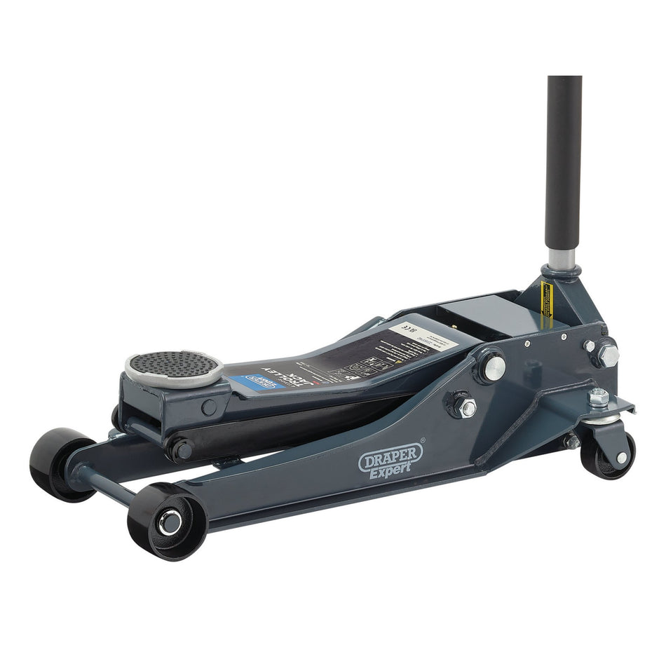 Draper Expert Professional Low Profile Garage Trolley Jack, 4 Tonne : Model No. TJ4-PRO