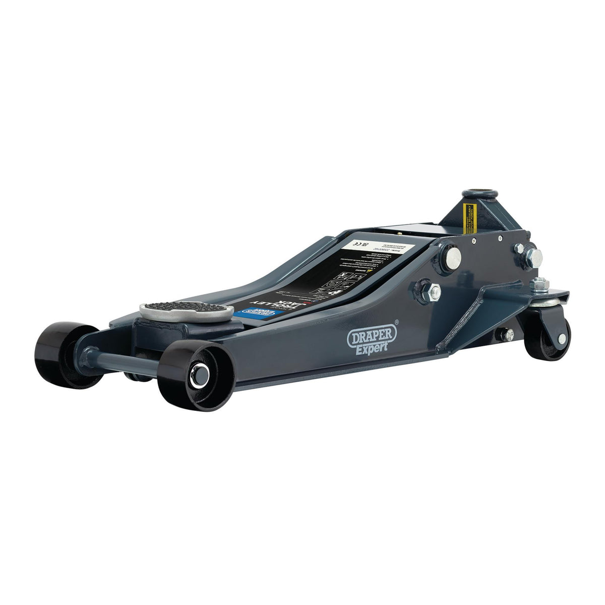 Draper Expert Professional Low Profile Garage Trolley Jack, 4 Tonne : Model No. TJ4-PRO