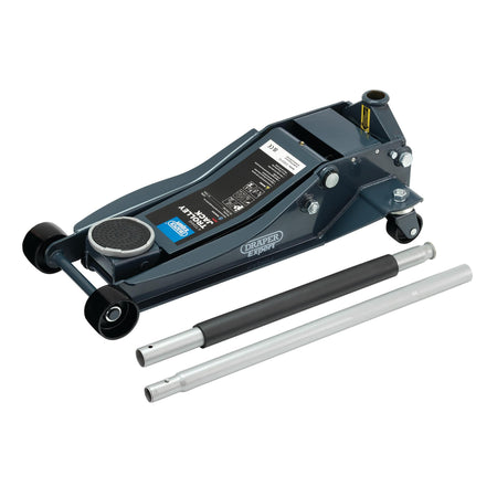 Draper Expert Professional Low Profile Garage Trolley Jack, 4 Tonne : Model No. TJ4-PRO