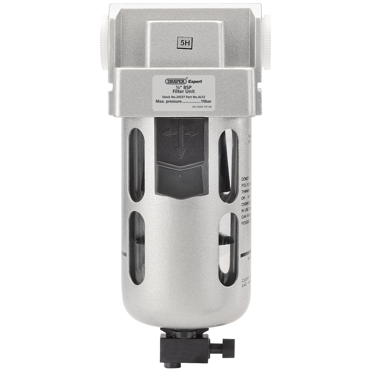 DRAPER Expert 1/2in. BSP Filter Unit: Model No.ALF2