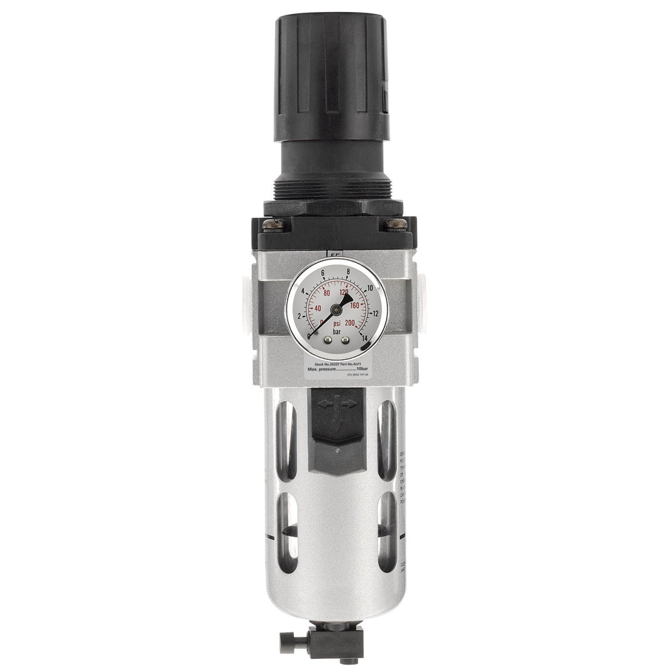 DRAPER Expert 1/2in. BSP Combined Filter/Regulator Unit: Model No.ALFR2