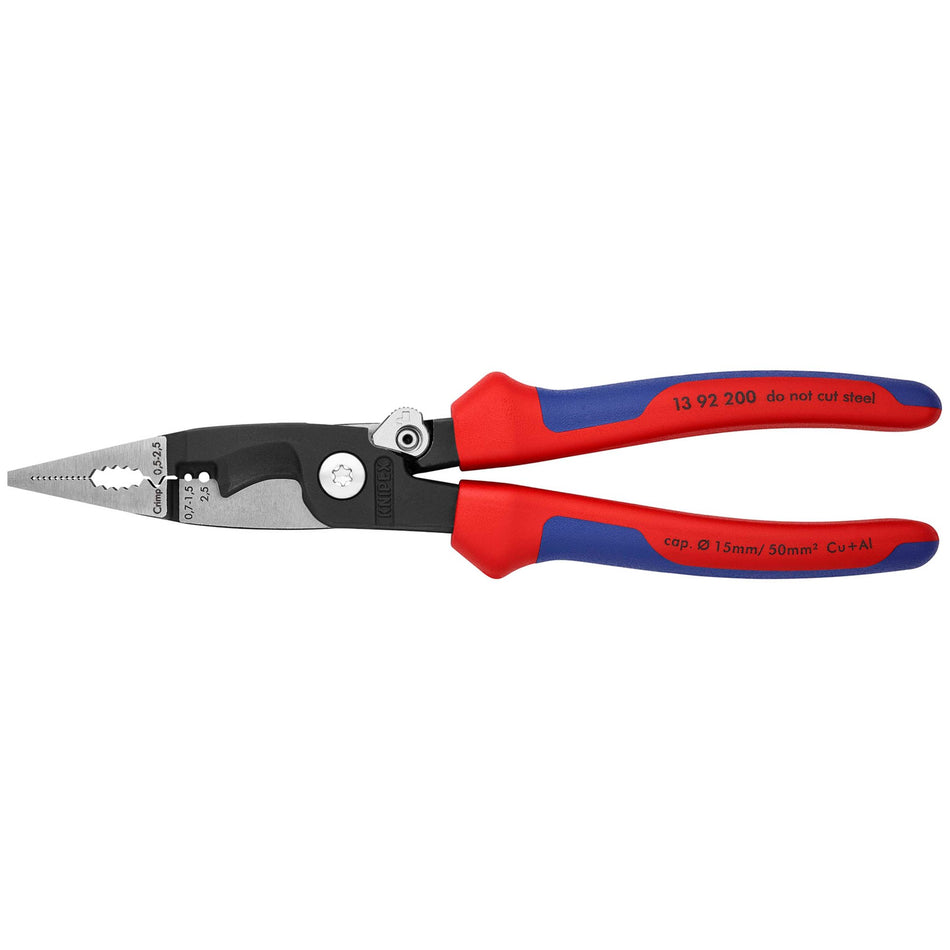 Knipex Electricians Universal Installation Pliers : Model No.13 82 200SB