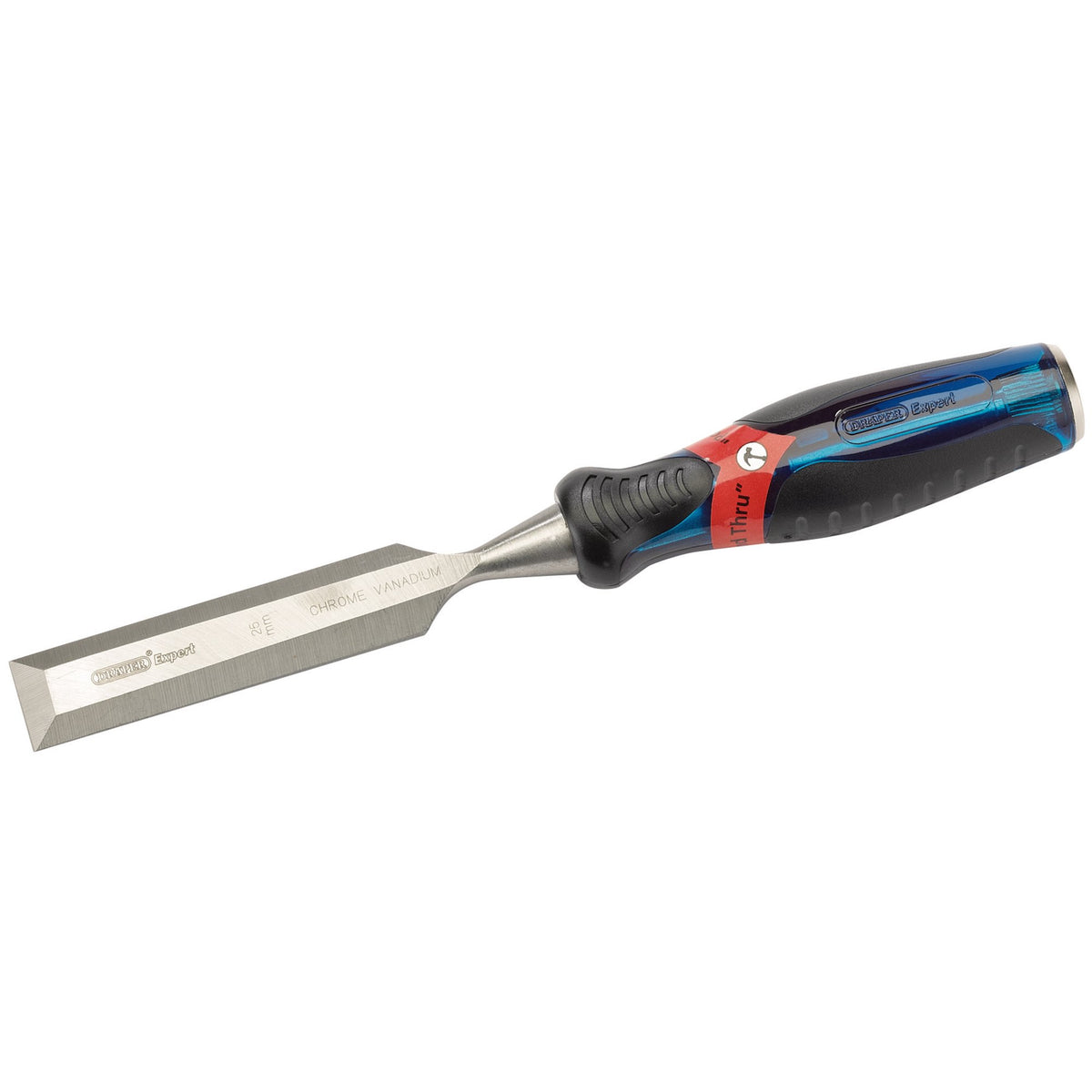 Draper Expert Plus 25mm Soft Grip 'Pound Thru' Bevel Edge Wood - Model No. DEPTWD