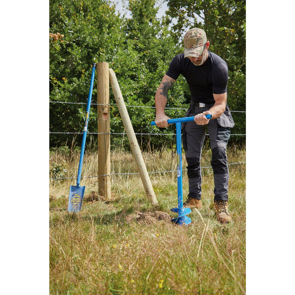 DRAPER 1050mm Fence Post Auger: Model No.FPA/1