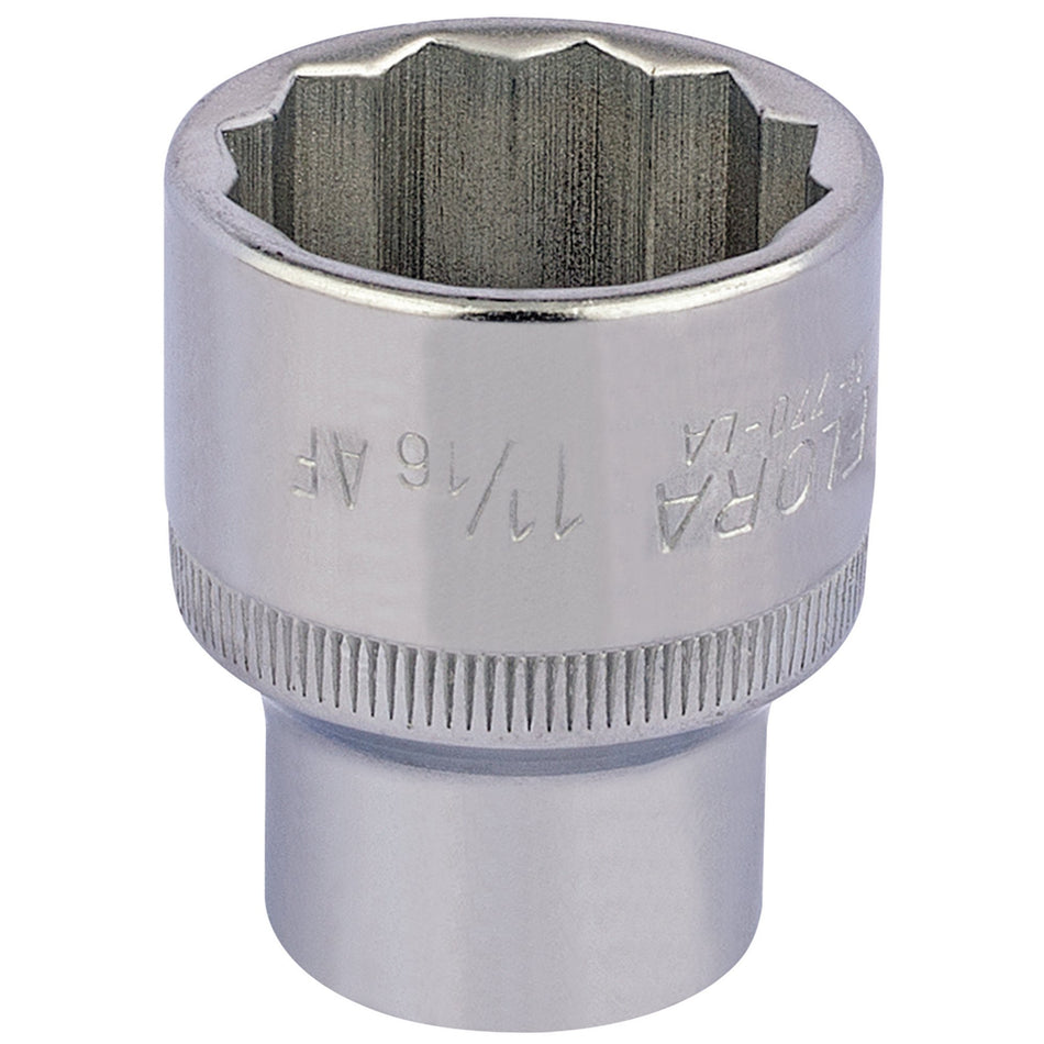 1.1/16in. 1/2in. Square Drive Bi-Hexagon Socket: Model No.770-LA
