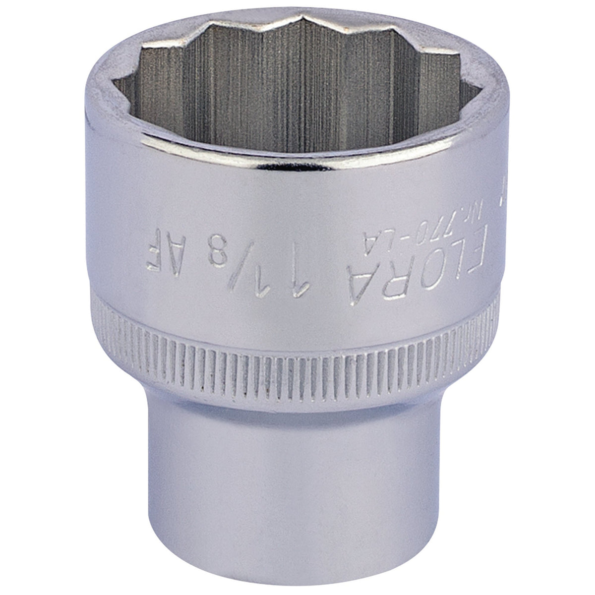 1.1/8in. 1/2in. Square Drive Bi-Hexagon Socket: Model No.770-LA