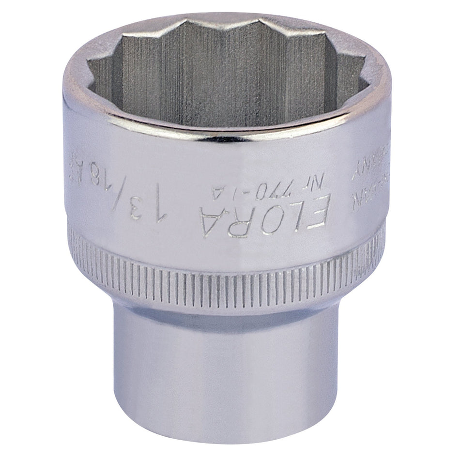 1.3/16in. 1/2in. Square Drive Bi-Hexagon Socket: Model No.770-LA