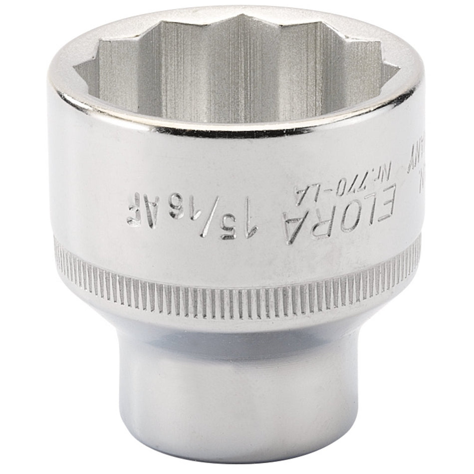 Expert 1.5/16 1/2in. Square Drive Hi-Torq ; 12 Point Socket (Sold Loose): Model No.770-LA
