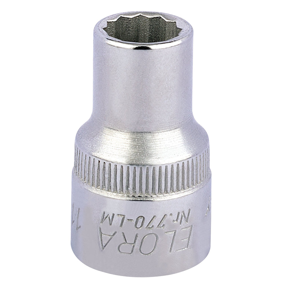 11mm 1/2in. Square Drive Bi-Hexagon Socket: Model No.770-LM