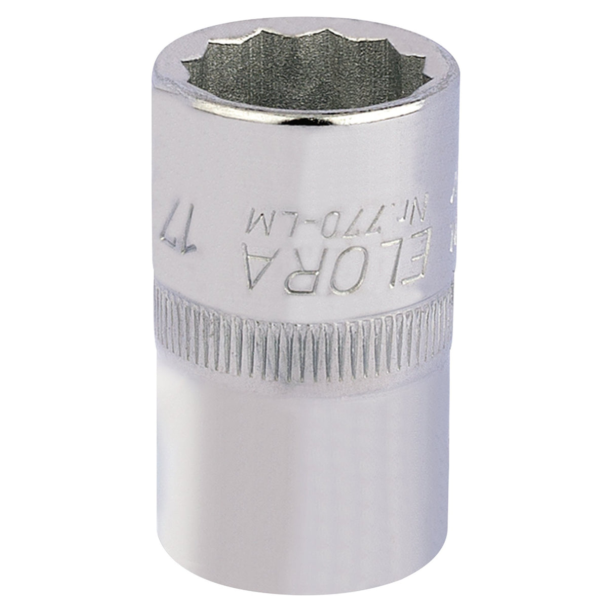 17mm 1/2in. Square Drive Bi-Hexagon Socket: Model No.770-LM