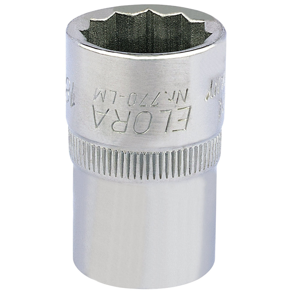 18mm 1/2in. Square Drive Bi-Hexagon Socket: Model No.770-LM