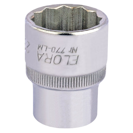 23mm 1/2in. Square Drive Bi-Hexagon Socket: Model No.770-LM