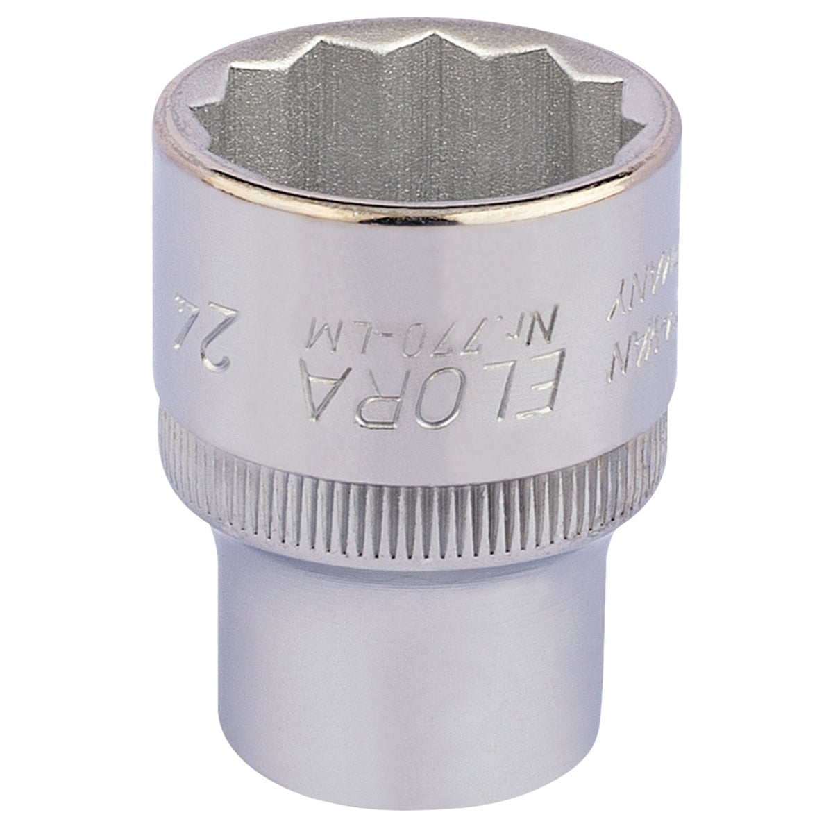 24mm 1/2in. Square Drive Bi-Hexagon Socket: Model No.770-LM