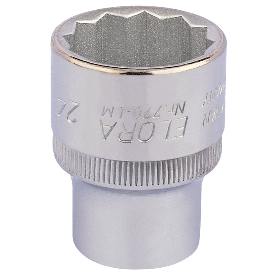 24mm 1/2in. Square Drive Bi-Hexagon Socket: Model No.770-LM