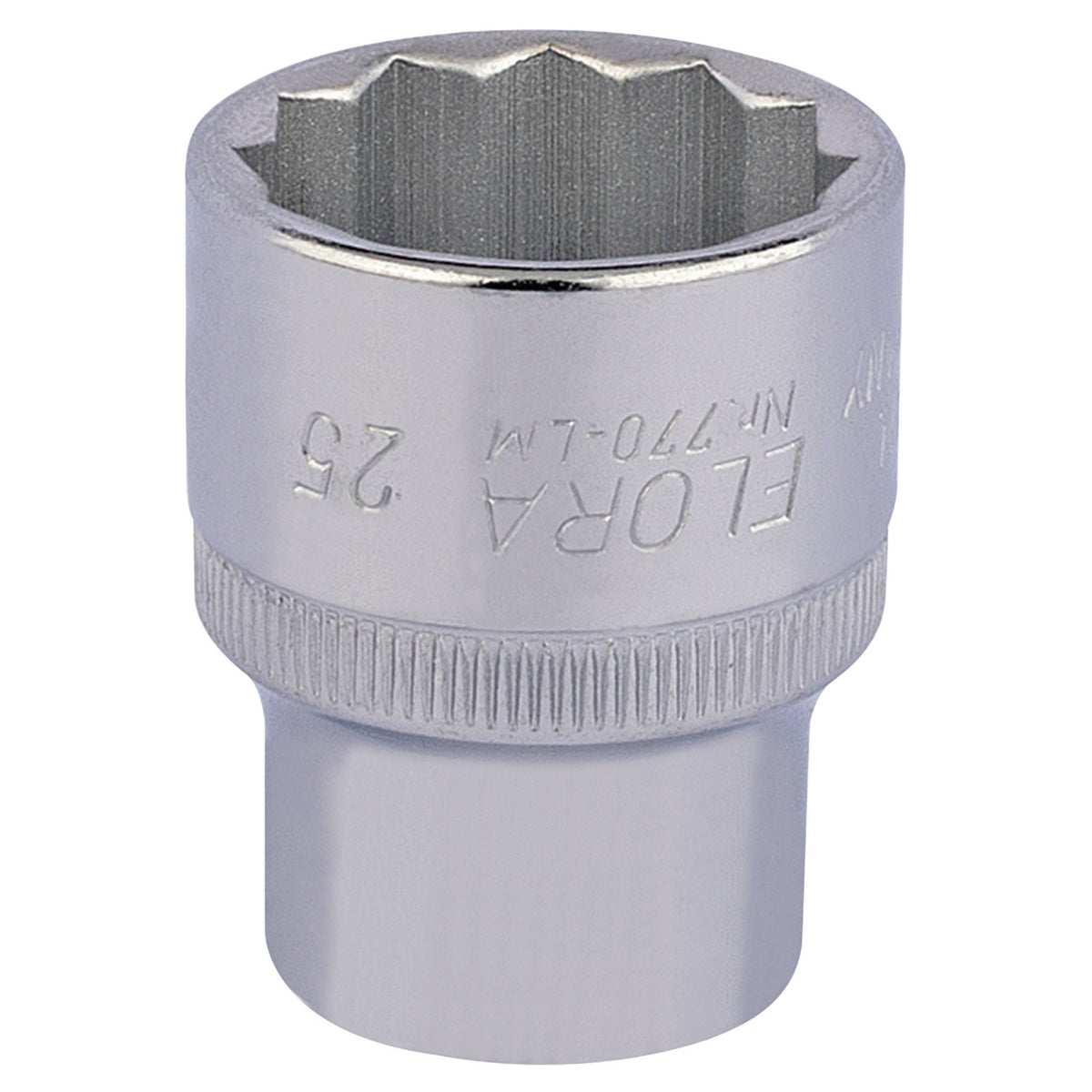 25mm 1/2in. Square Drive Bi-Hexagon Socket: Model No.770-LM