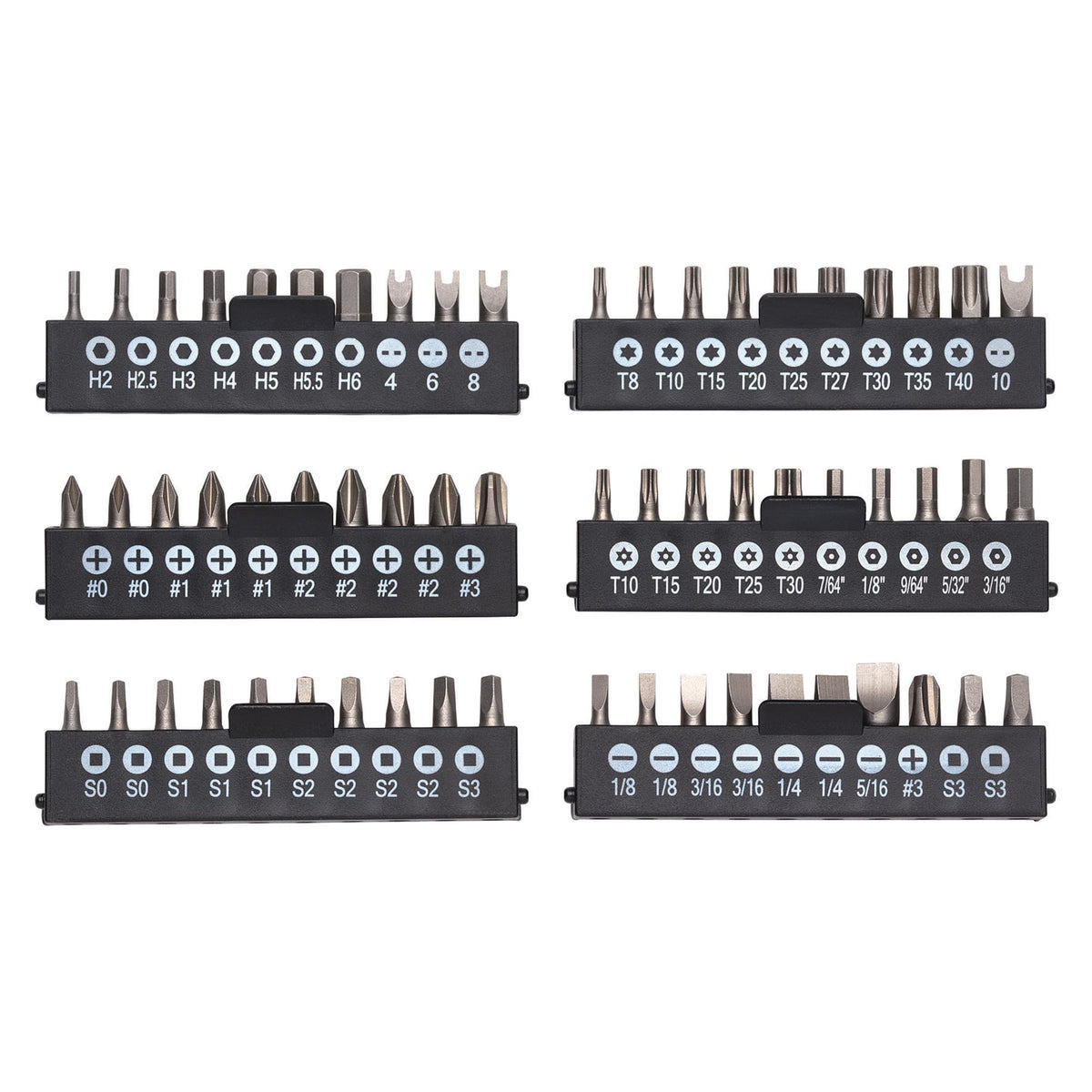 Screwdriver, Socket and Bit Set (100 Piece) : Model No. 865/100