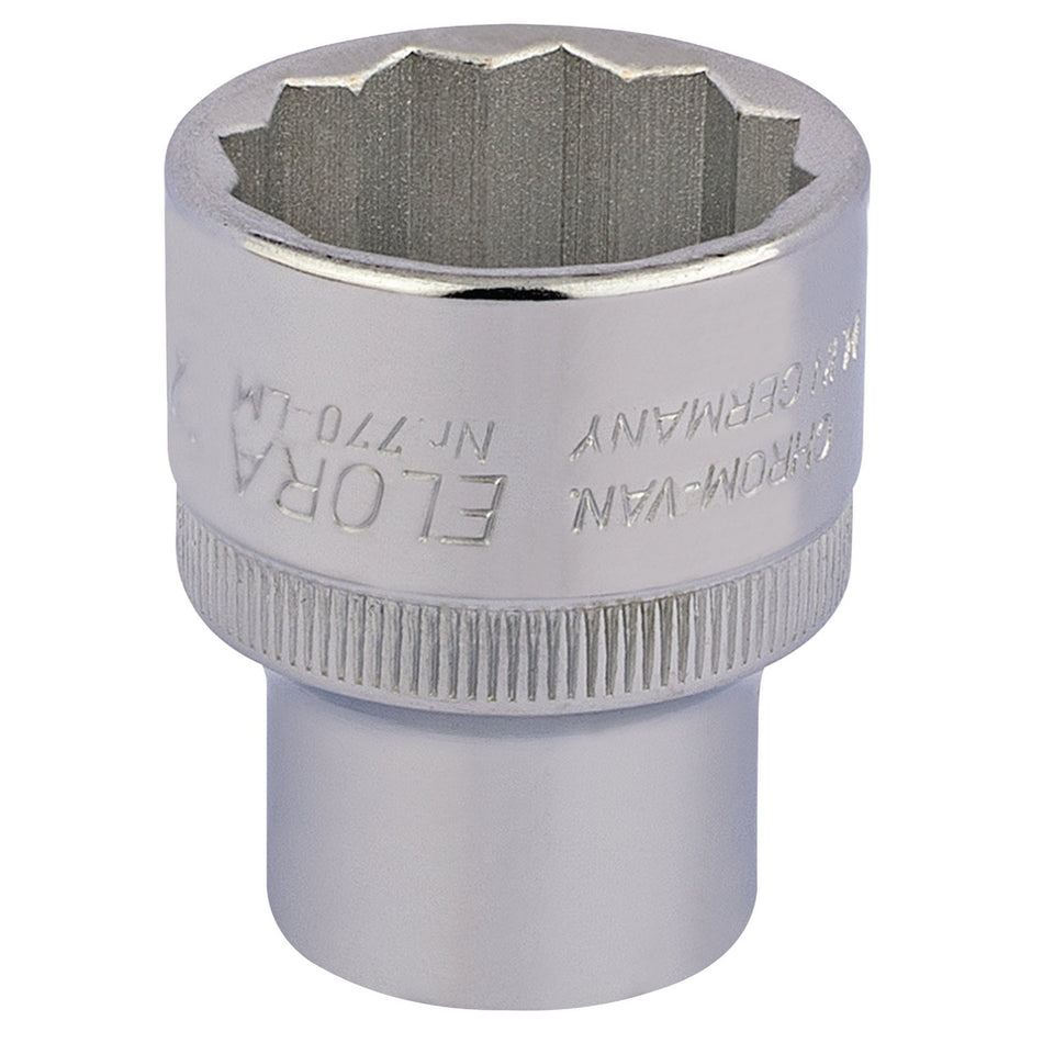 27mm 1/2in. Square Drive Bi-Hexagon Socket: Model No.770-LM