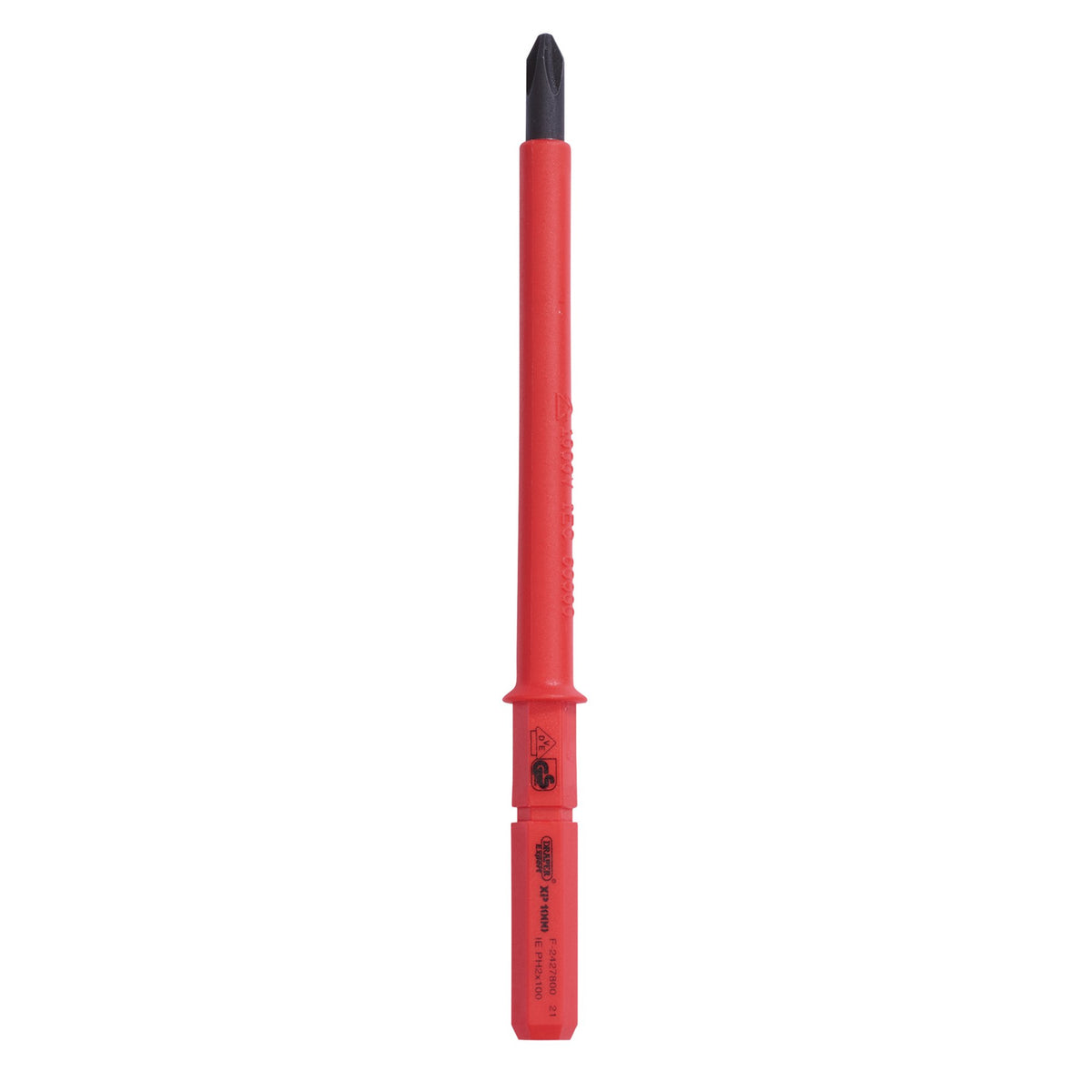 DRAPER Expert Ergo Plus® Cross Slot VDE Interchangeable Screwdriver Blade No:2 x 100mm : Model No.9651CS