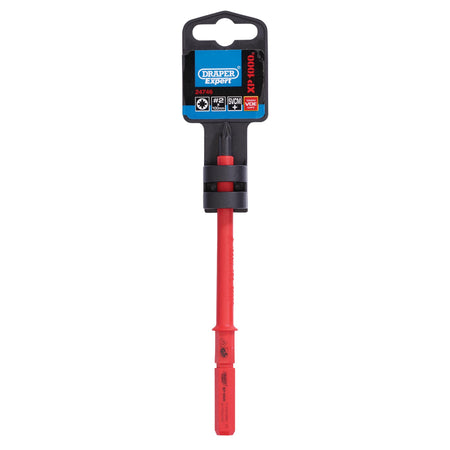 DRAPER Expert Ergo Plus® PZ Type VDE Interchangeable Screwdriver Blade No:2 x 100mm : Model No.9651PZ
