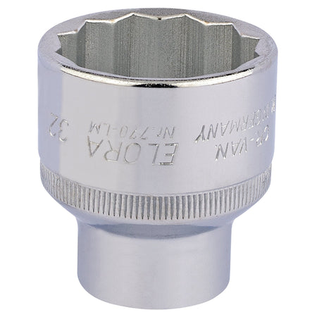 32mm 1/2in. Square Drive Bi-Hexagon Socket: Model No.770-LM