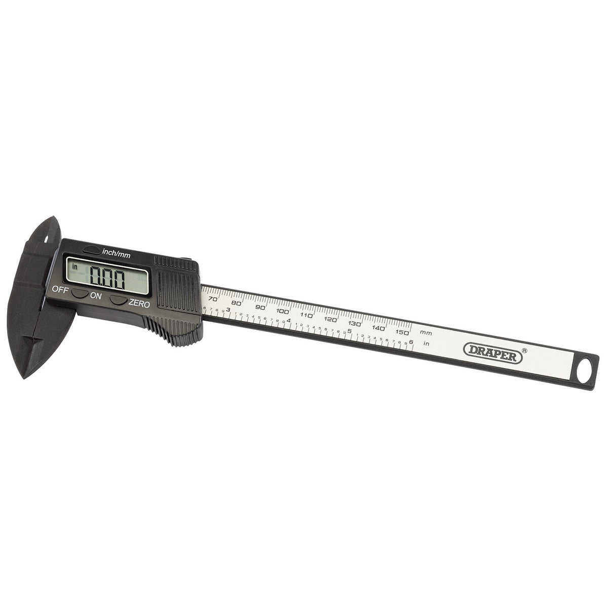 DRAPER 150mm or 6in. Carbon Fibre Digital Caliper Gauge: Model No.CFCG6