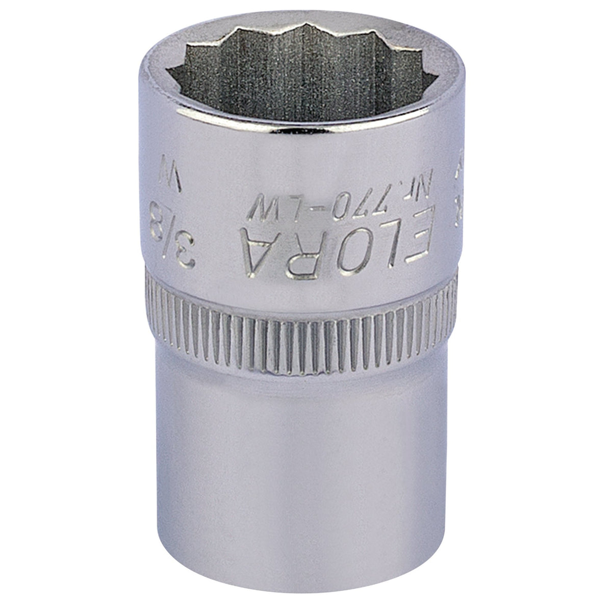 3/8in. 1/2in. Square Drive Whitworth Bi-Hexagon Socket: Model No.770-LW