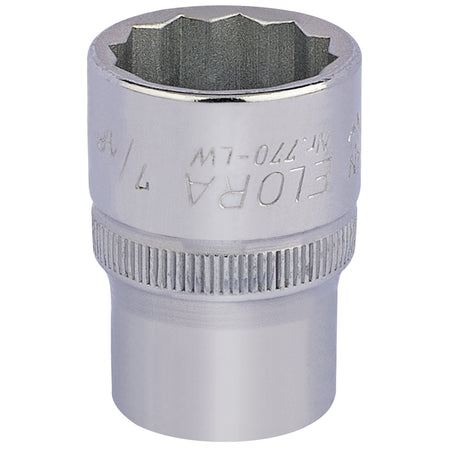 7/16in. 1/2in. Square Drive Whitworth Bi-Hexagon Socket: Model No.770-LW
