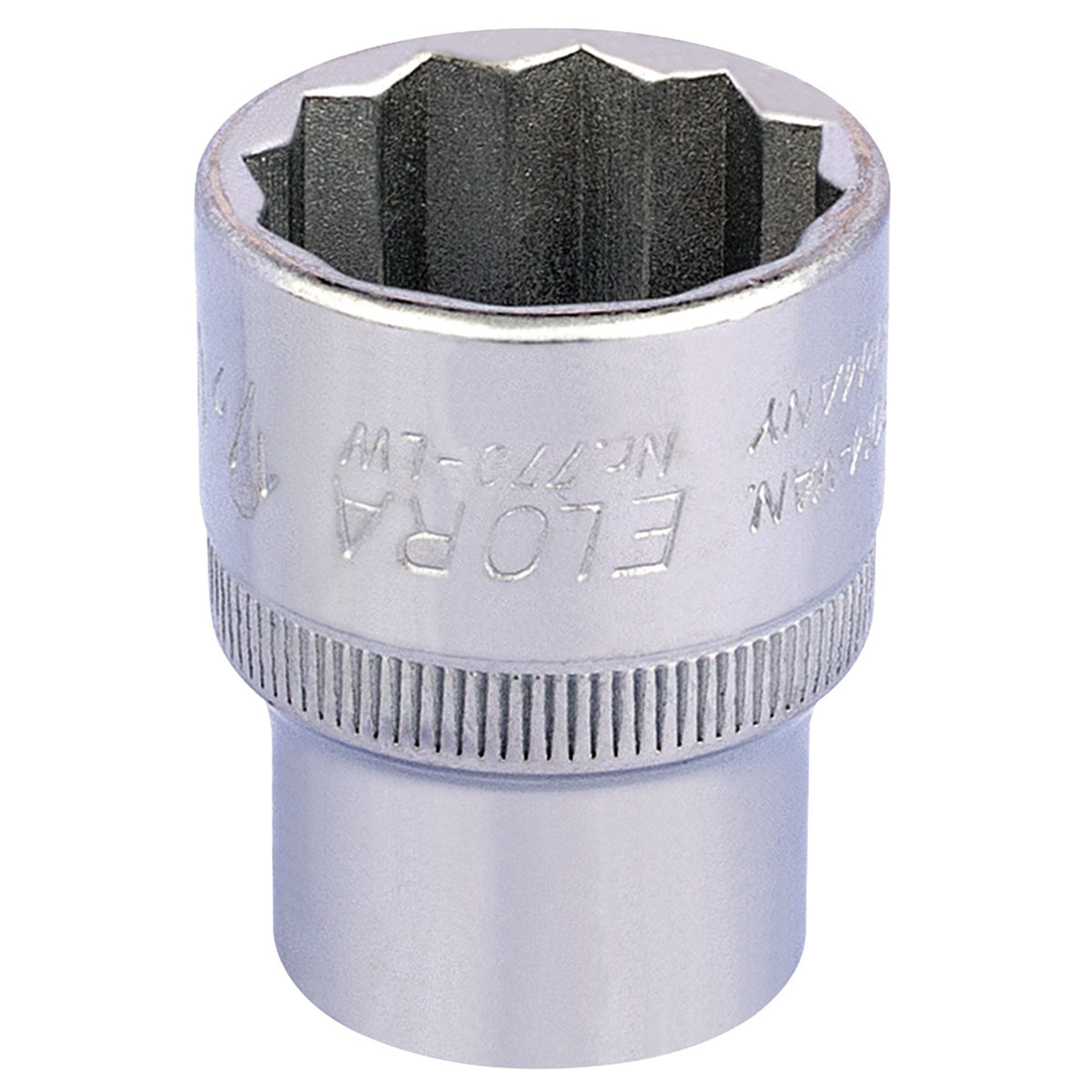 1/2in. 1/2in. Square Drive Whitworth Bi-Hexagon Socket: Model No.770-LW