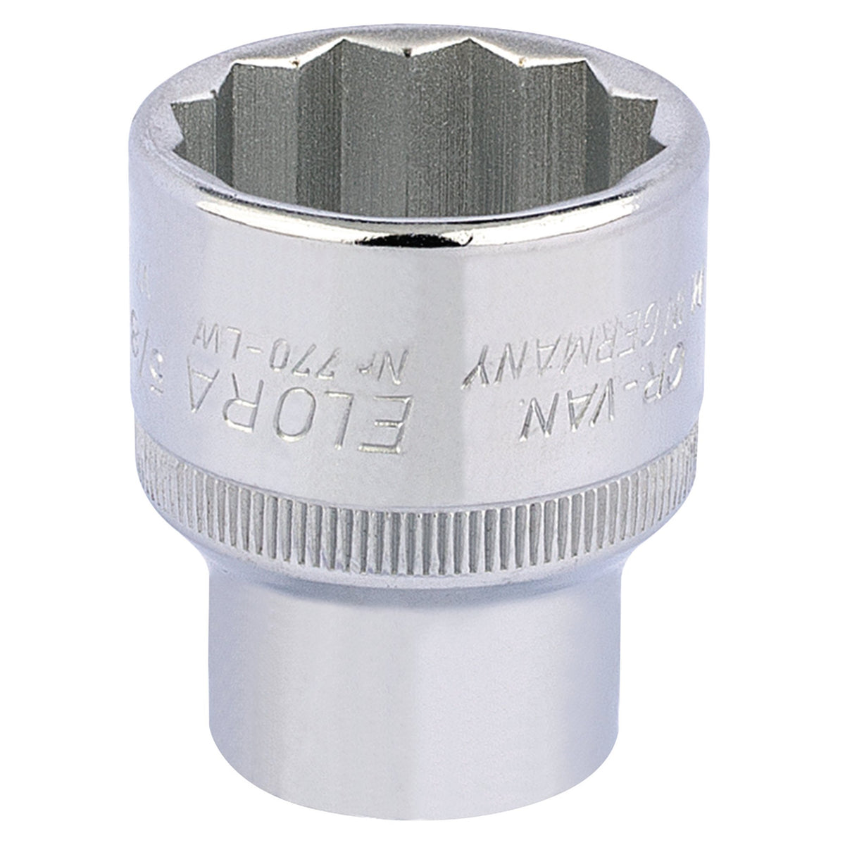5/8in. 1/2in. Square Drive Whitworth Bi-Hexagon Socket: Model No.770-LW