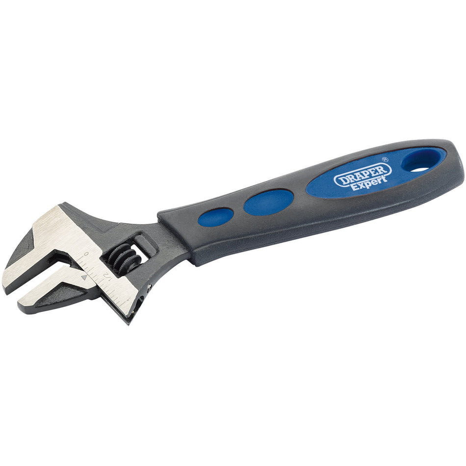 DRAPER Expert 150mm Soft Grip Crescent-Type Adjustable Wrench: Model No.AWSG