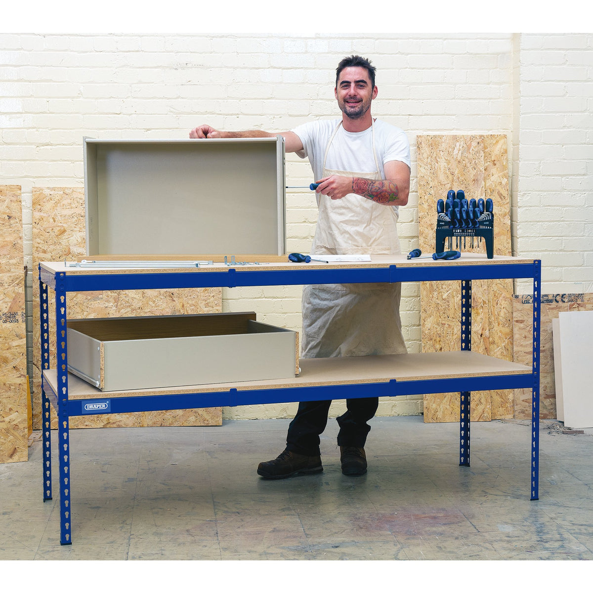 DRAPER Steel Workbench: Model No.WB1800