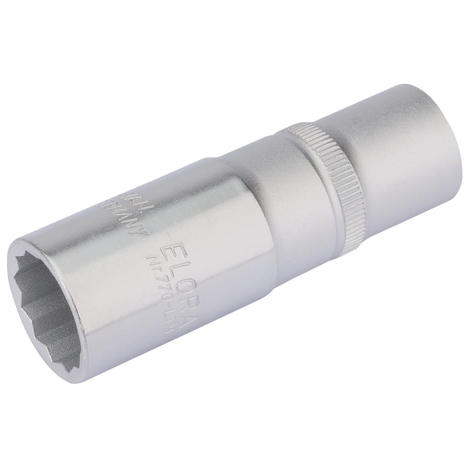 19mm 1/2in. Square Drive Deep Bi-Hexagon Socket: Model No.770-LT