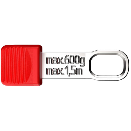 KNIPEX 00 62 10 TR TetheredTool Clips Red (10 Pieces), 30mm